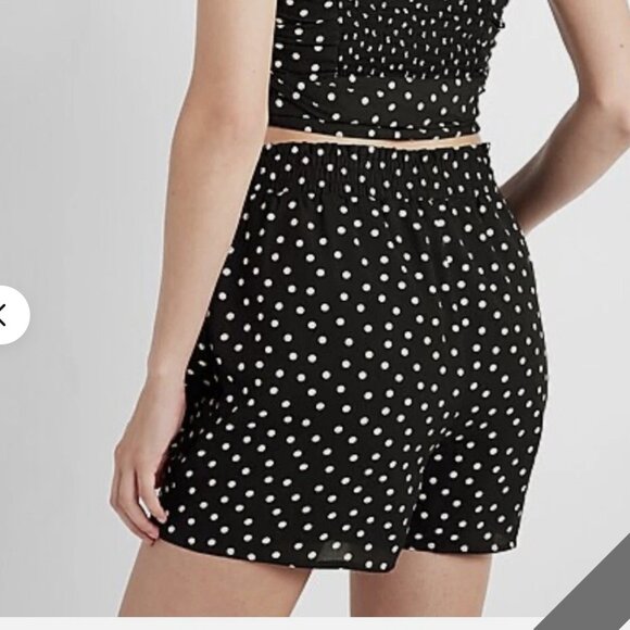 Express Polka Dot Shorts elastic waist - Med - Picture 3 of 7